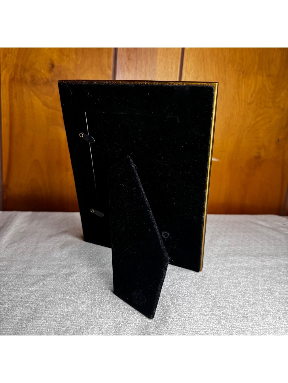 Vintage Bronze Black Braided Picture Frame Holds 4x6 Photo Tabletop Decor - Picture 6 of 6